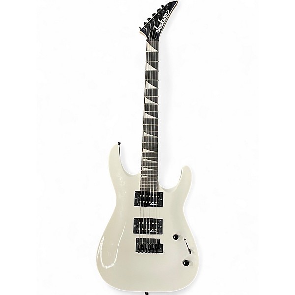 Used 2024 Jackson JS22 Dinky White Solid Body Electric Guitar