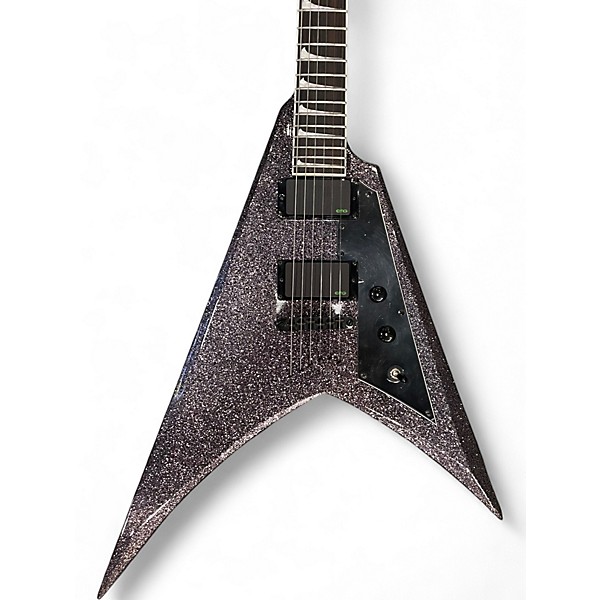 Used ESP LTD KH-V BLACK SPARKLE Solid Body Electric Guitar