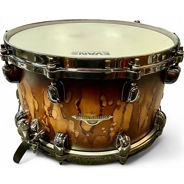 Used TAMA 14X8 Starclassic Snare Maple Molten Brown Burst Drum