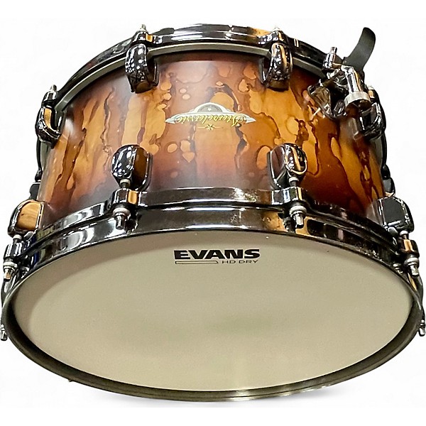 Used TAMA 14X8 Starclassic Snare Maple Molten Brown Burst Drum