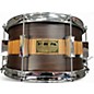 Used Pork Pie 14in ROSEWOOD ZEBRA MAPLE Natural Drum thumbnail