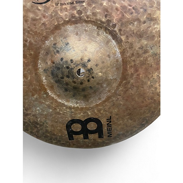Used MEINL 14in BYZANCE DARK HIGH HAT BOTTOM Cymbal