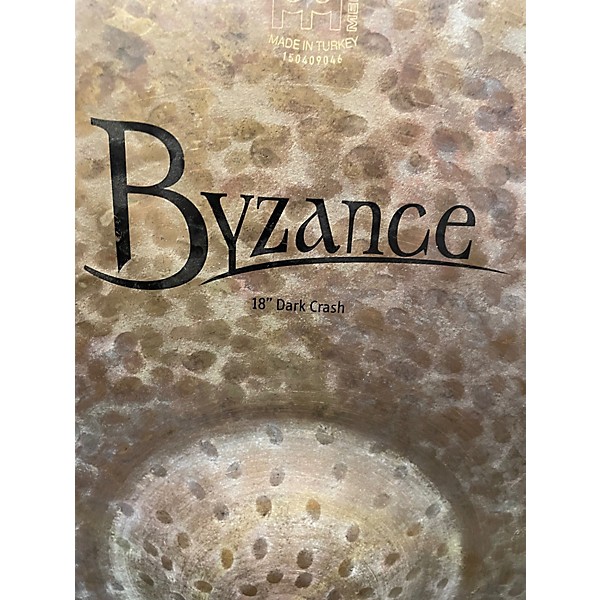 Used MEINL 18in Byzance Dark Crash Cymbal