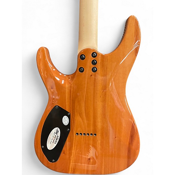 Used Schecter Guitar Research CR6 AQUABURST Solid Body Electric Guitar