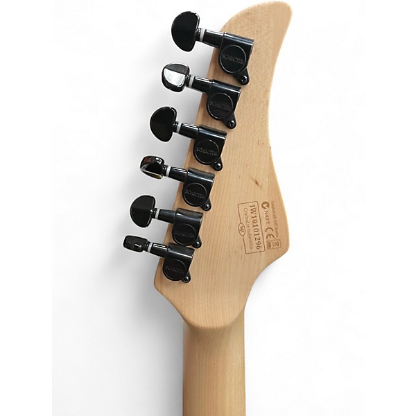 Used Schecter Guitar Research CR6 AQUABURST Solid Body Electric Guitar