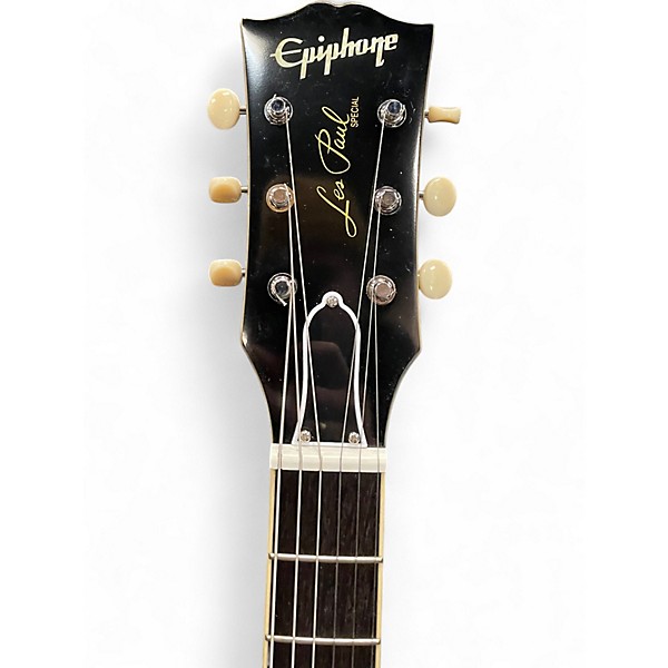 Used Epiphone Inspired by Gibson Les Paul Double Cut Natural Solid Body Electric Guitar