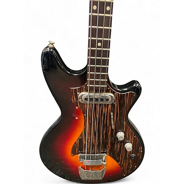 Vintage 1960s Framus strato BASS 2 Color Sunburst Electric Bass Guitar