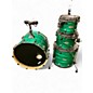 Used TAMA 4 Piece Starclassic Walnut Birch Limited Edition Jade Silk With Black Nickel Hardware Drum Kit thumbnail
