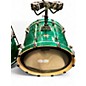 Used TAMA 4 Piece Starclassic Walnut Birch Limited Edition Jade Silk With Black Nickel Hardware Drum Kit