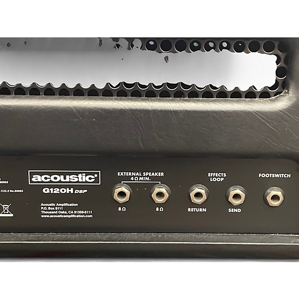 Used Acoustic G120H DSP 120W Solid State Guitar Amp Head