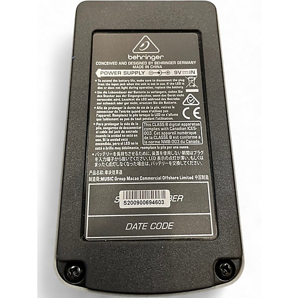 Used Behringer UO300 Ultra Octaver Effect Pedal