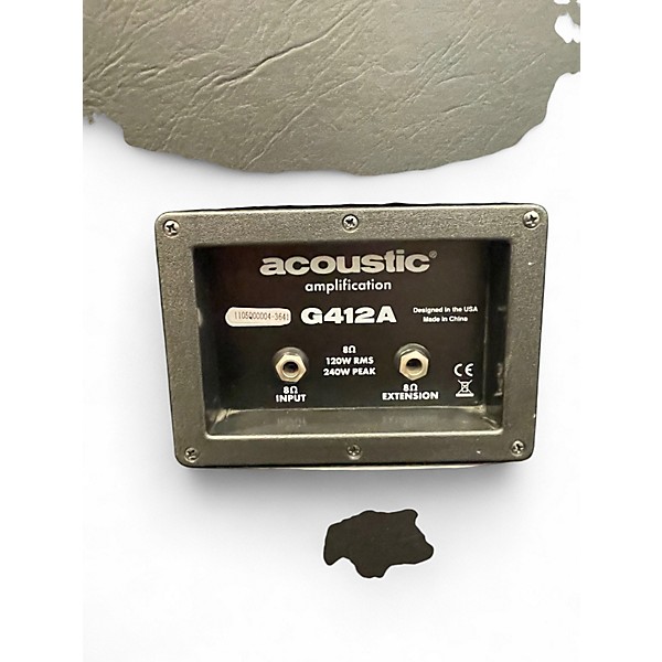 Used Acoustic G412A 4x12 Slant Guitar Cabinet