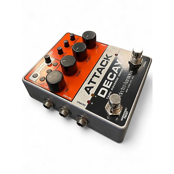 Used Electro-Harmonix Attack Decay Reverse Tape Simulator Effect Pedal