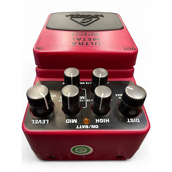 Used Behringer UM300 Ultra Metal Distortion Effect Pedal
