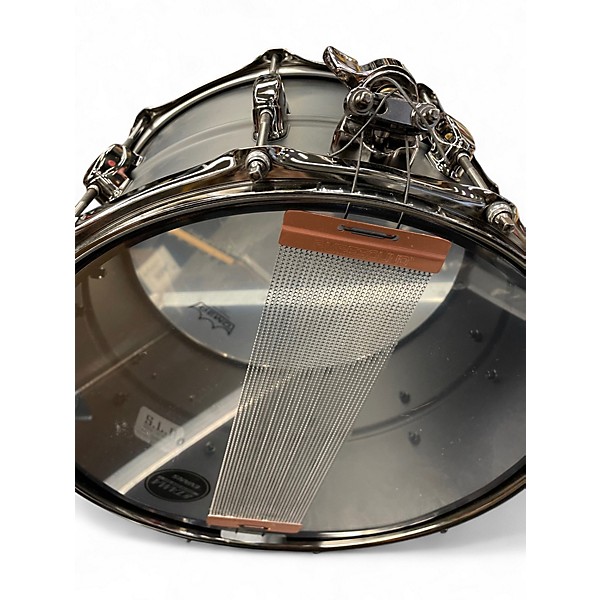 Used TAMA 14in S.L.P. Big Black Steel Snare Black Drum