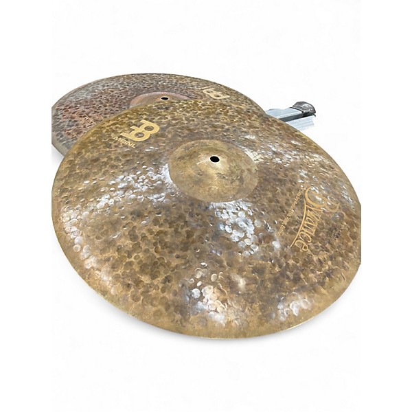 Used MEINL 16in Byzance EX Dry Medium Hi Hat Pair Cymbal