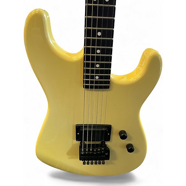 Vintage 1980s Charvel MODEL 2 KAHLER TREMOLO PEARL WHITE Solid Body Electric Guitar