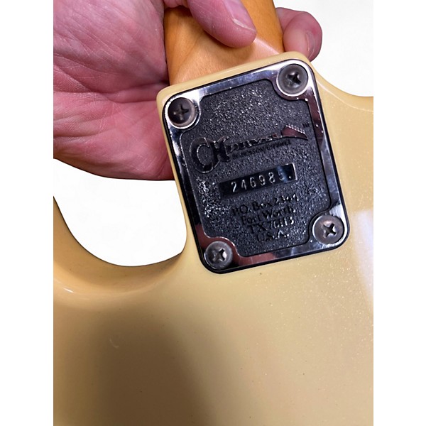 Vintage 1980s Charvel MODEL 2 KAHLER TREMOLO PEARL WHITE Solid Body Electric Guitar