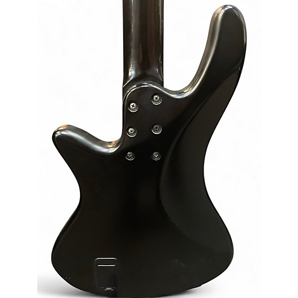 Used Schecter Guitar Research Stiletto Stealth-4 Satin Black Electric Bass Guitar