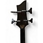 Used Schecter Guitar Research Stiletto Stealth-4 Satin Black Electric Bass Guitar
