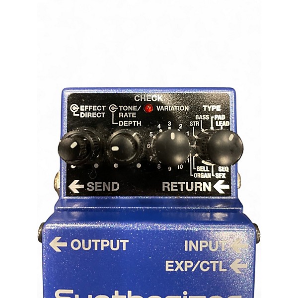 Used BOSS SY-1 SYNTHESIZER Effect Processor