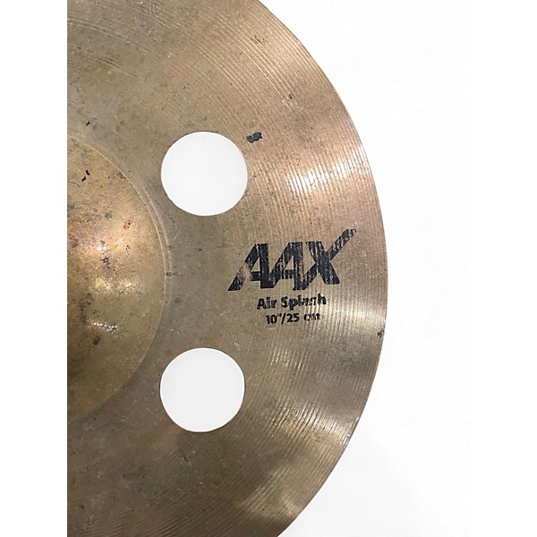 Used SABIAN 10in AAX Air Splash Cymbal