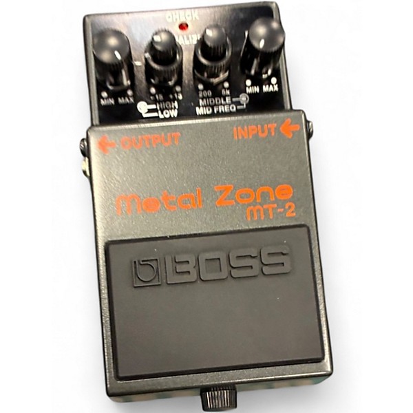 Used BOSS MT2 Metal Zone Distortion Effect Pedal