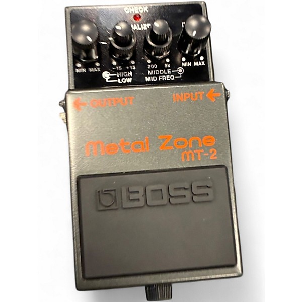 Used BOSS MT2 Metal Zone Distortion Effect Pedal