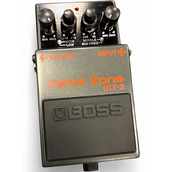 Used BOSS MT2 Metal Zone Distortion Effect Pedal
