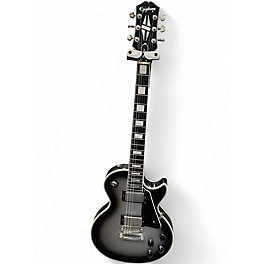 Used Epiphone Les Paul Custom Silverburst Solid Body Electric Guitar