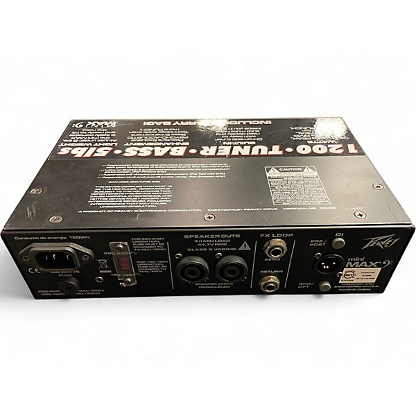 Used Peavey MINI MAX Bass Amp Head