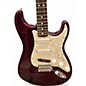 Used Fender Standard Stratocaster Maroon Solid Body Electric Guitar