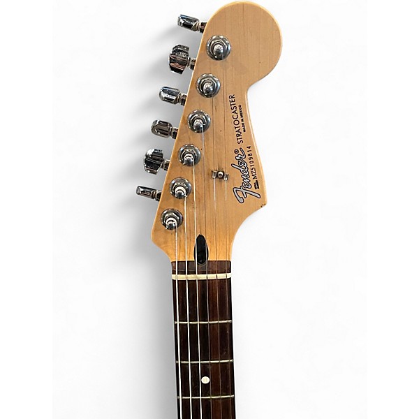 Used Fender Standard Stratocaster Maroon Solid Body Electric Guitar