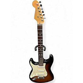 Used Fender American Standard Stratocaster Left Handed 3 Tone Sunburst Electric Guitar