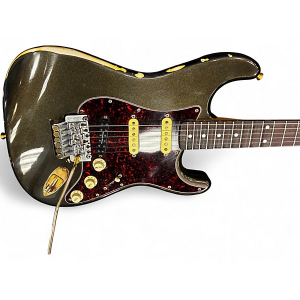 Used Fender Contemporary Strat BLACK SPARKLE Solid Body Electric Guitar