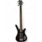 Used RockBass by Warwick corvette $$ Black Electric Bass Guitar thumbnail
