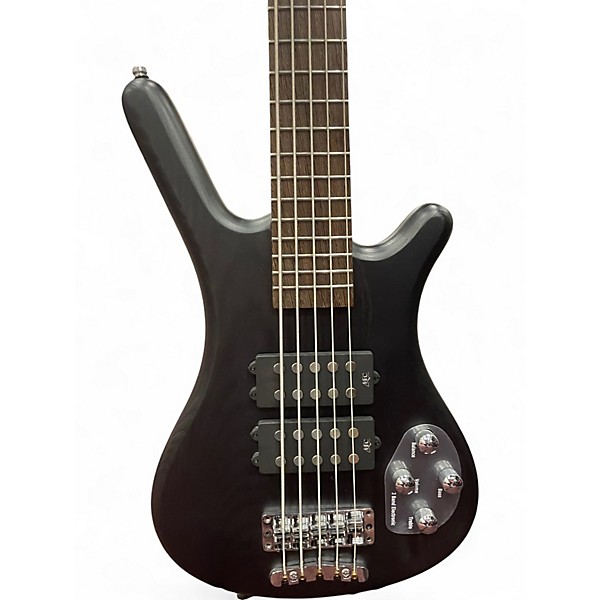 Used RockBass by Warwick corvette $$ Black Electric Bass Guitar