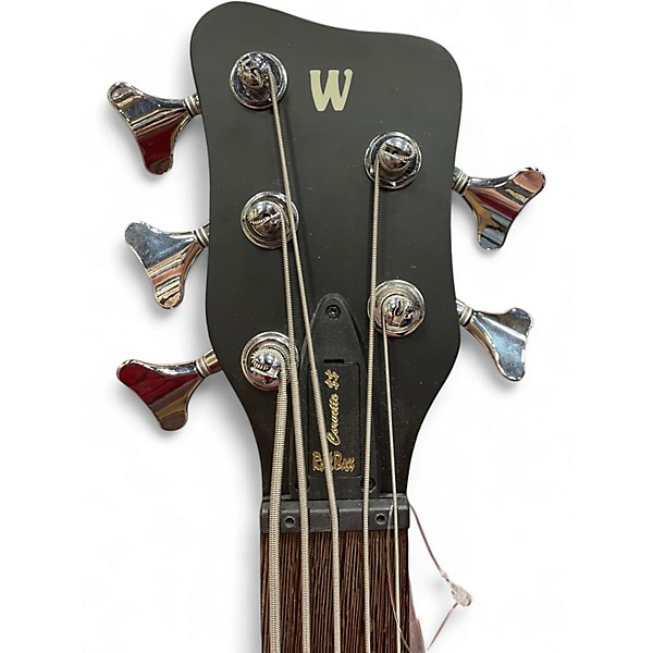 Used RockBass by Warwick corvette $$ Black Electric Bass Guitar