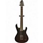 Used Jericho Guitars IGNITION ELITE  7 Black and White Solid Body Electric Guitar thumbnail