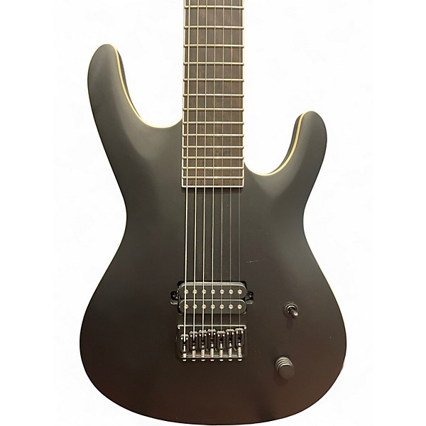 Used Jericho Guitars IGNITION ELITE  7 Black and White Solid Body Electric Guitar