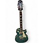 Used Epiphone Les Paul Traditional PRO III Plus Aqua Solid Body Electric Guitar thumbnail