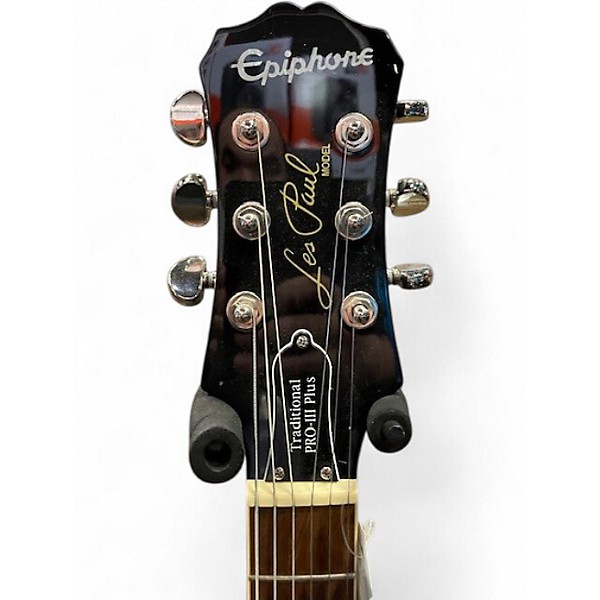 Used Epiphone Les Paul Traditional PRO III Plus Aqua Solid Body Electric Guitar