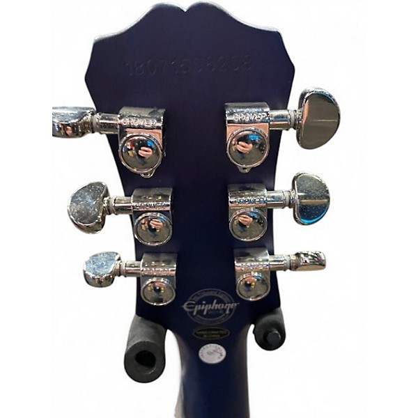 Used Epiphone Les Paul Traditional PRO III Plus Aqua Solid Body Electric Guitar