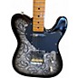 Used Miscellaneous Squier Telecaster All Parts Paisley Black Solid Body Electric Guitar