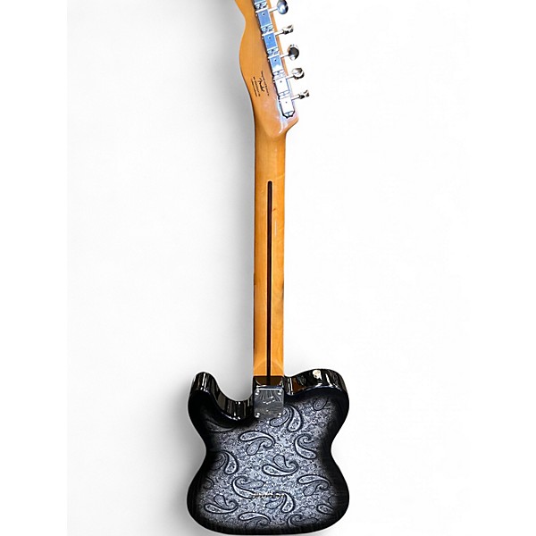 Used Miscellaneous Squier Telecaster All Parts Paisley Black Solid Body Electric Guitar