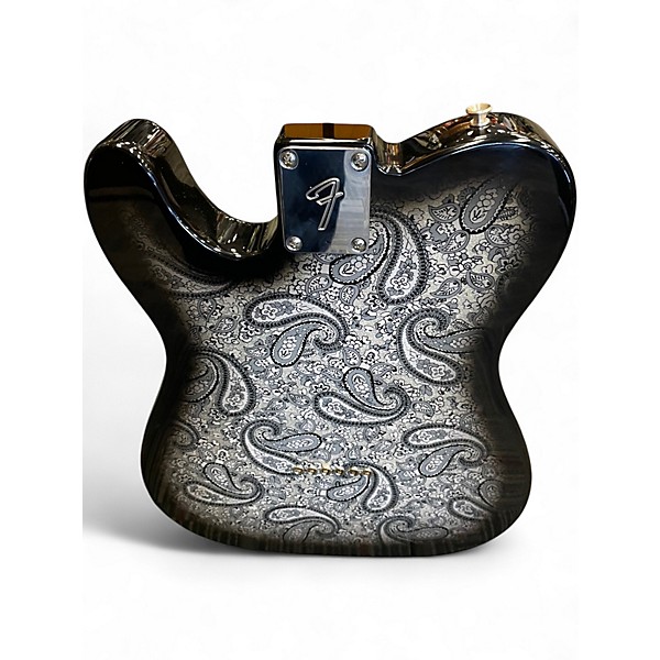 Used Miscellaneous Squier Telecaster All Parts Paisley Black Solid Body Electric Guitar