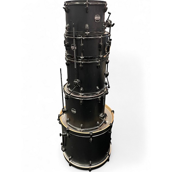 Used 2017 Mapex 5 Piece Mars Black Drum Kit