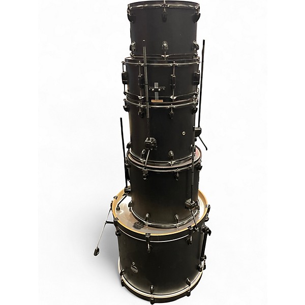 Used 2017 Mapex 5 Piece Mars Black Drum Kit