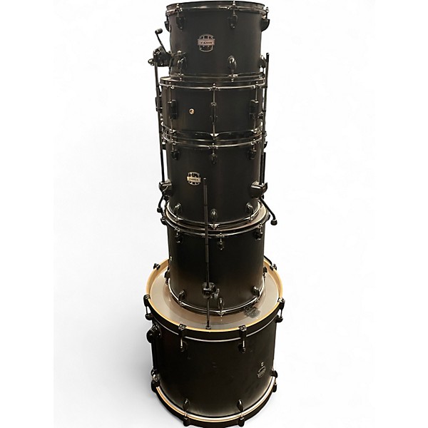 Used 2017 Mapex 5 Piece Mars Black Drum Kit