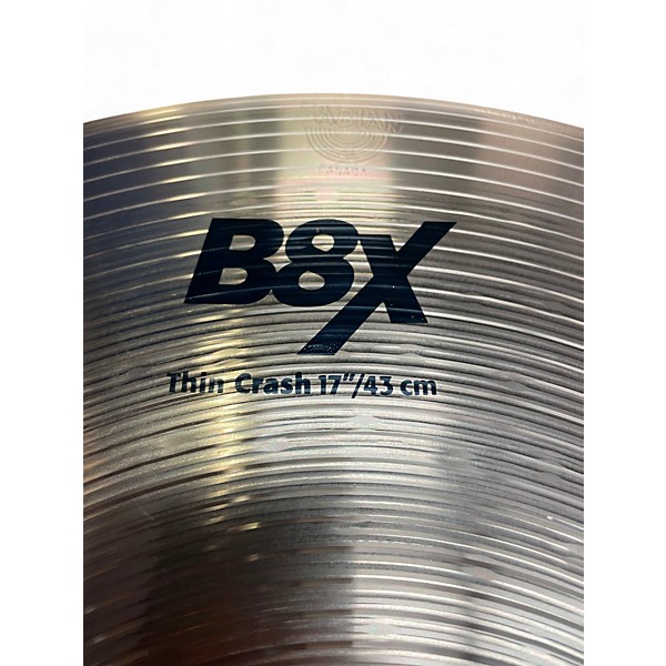 Used 2017 SABIAN 17in B8 Thin Crash Cymbal